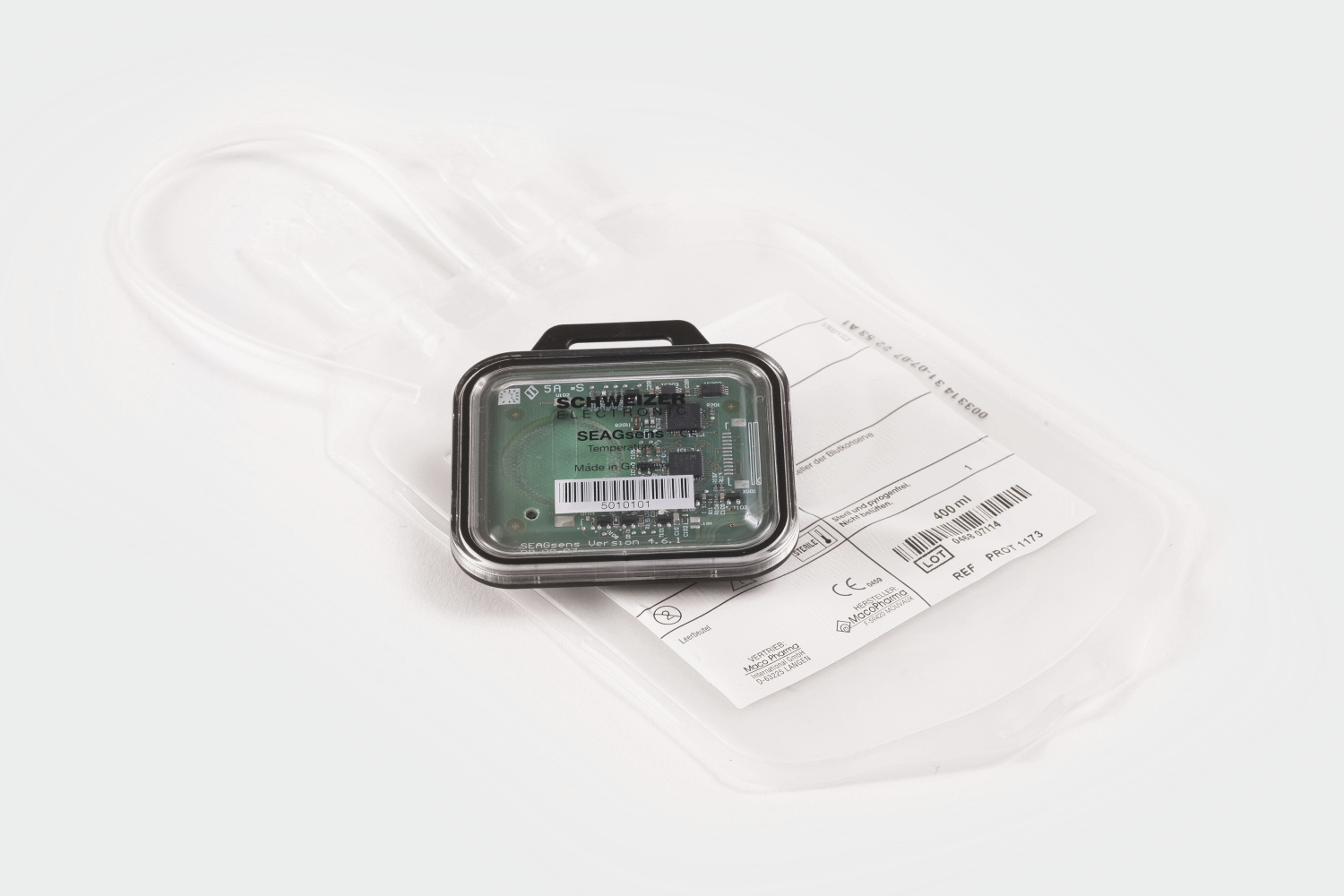 SEAGsens with blood bag